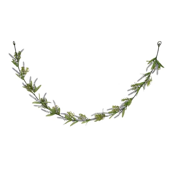 8 Pack: 5ft. Light Purple Lavender Coil Garland by Ashland®